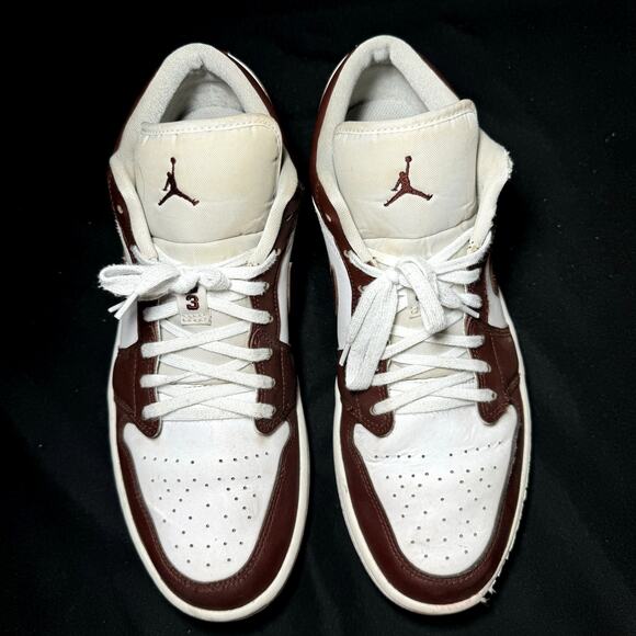 Size 11.5 - Wmns Nike Air Jordan 1 Low Bronze Eclipse Women's Shoes - Picture 4 of 8